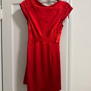 Hello Molly Vibrant Red Mini Dress